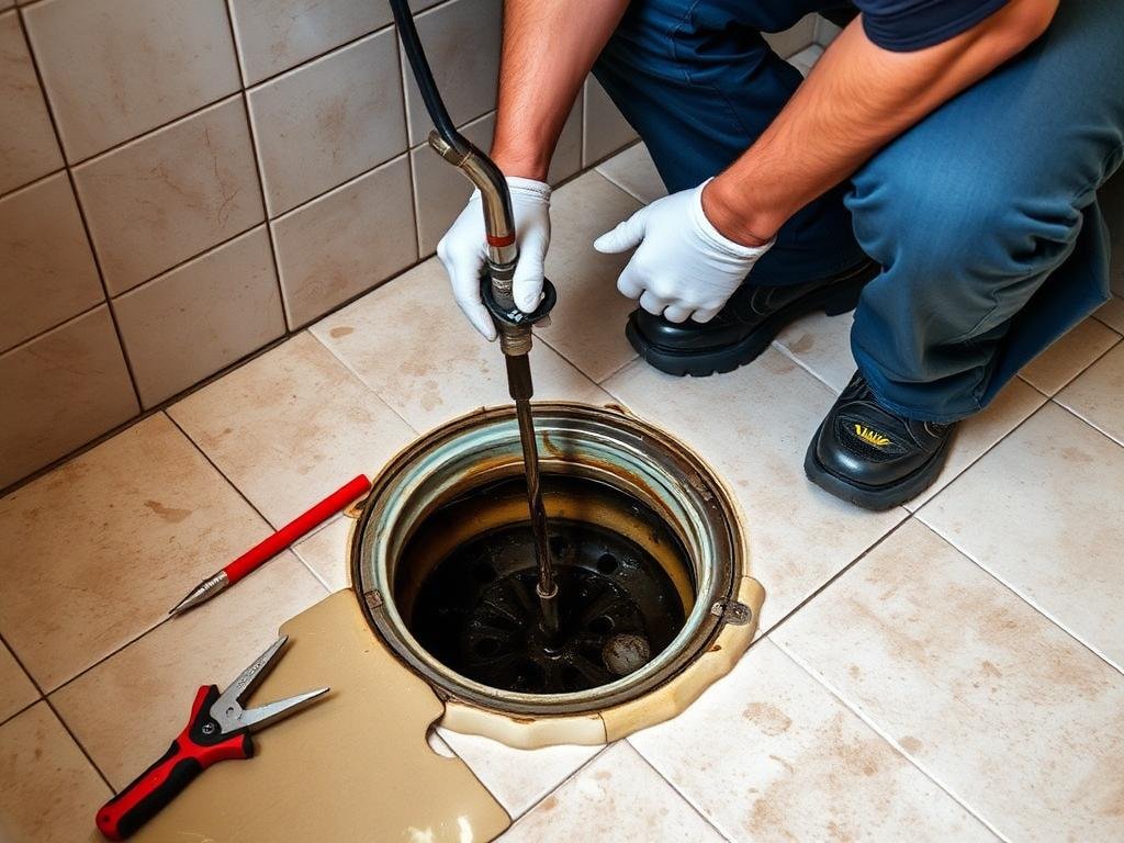 Desentupimento de ralo de banheiro e cozinha